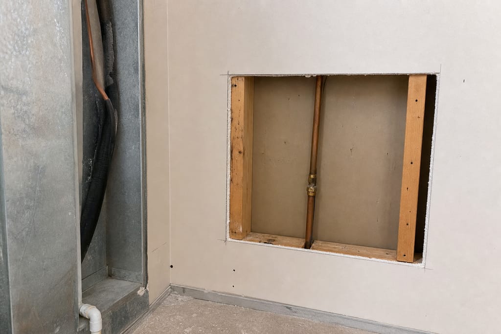 Cut and clean the hole photo